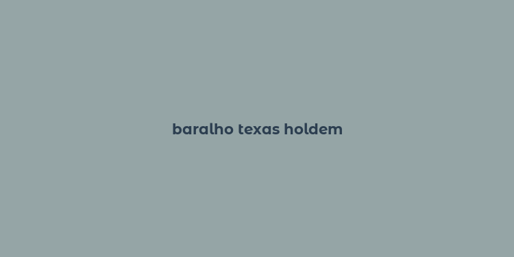 baralho texas holdem