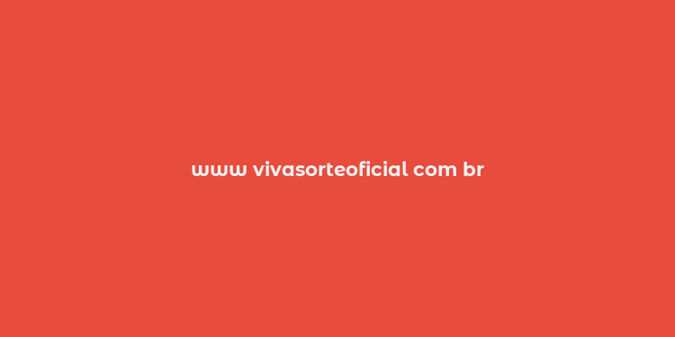 www vivasorteoficial com br