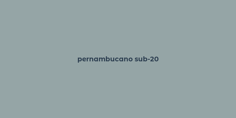 pernambucano sub-20