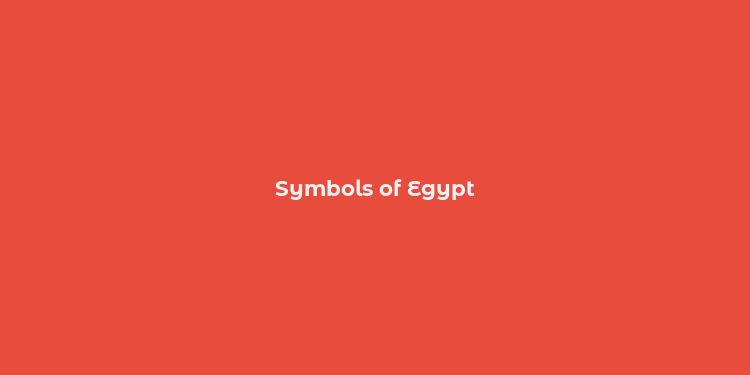 Symbols of Egypt