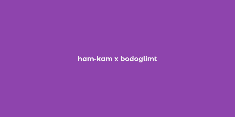 ham-kam x bodoglimt