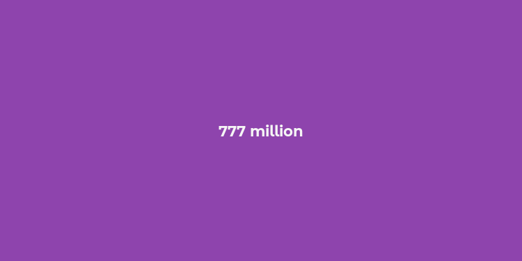 777 million