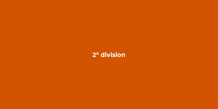 2ª division