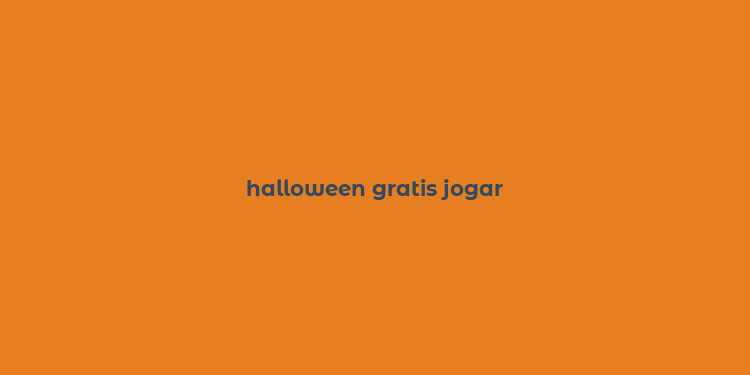 halloween gratis jogar