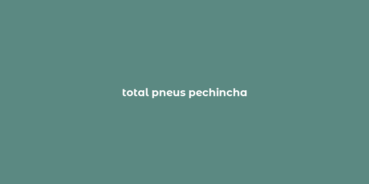 total pneus pechincha