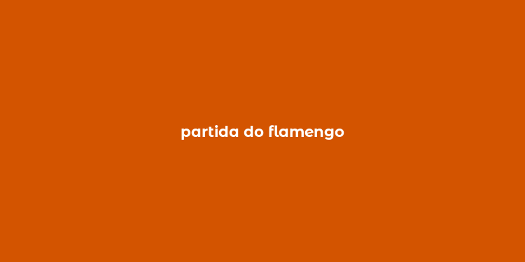 partida do flamengo