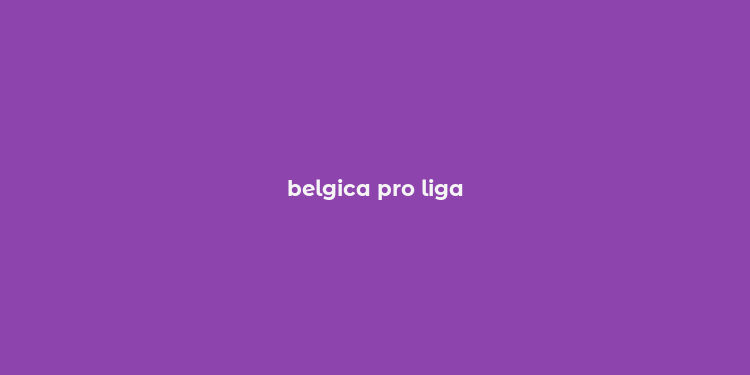 belgica pro liga