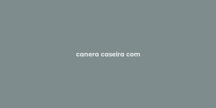 canera caseira com