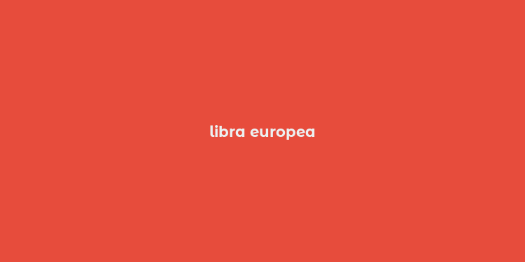 libra europea