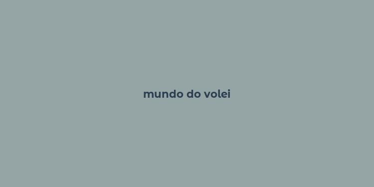 mundo do volei