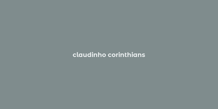 claudinho corinthians