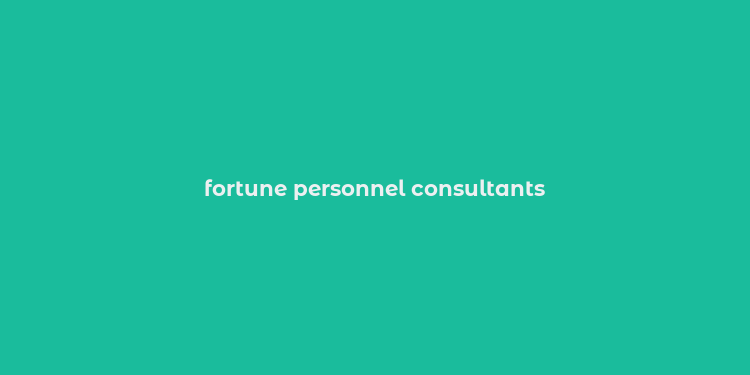 fortune personnel consultants