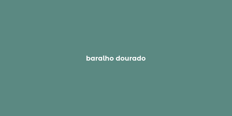 baralho dourado