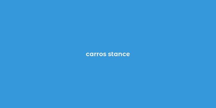 carros stance