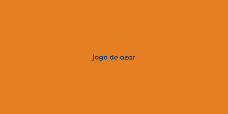 jogo de azar