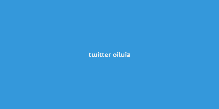 twitter oiluiz