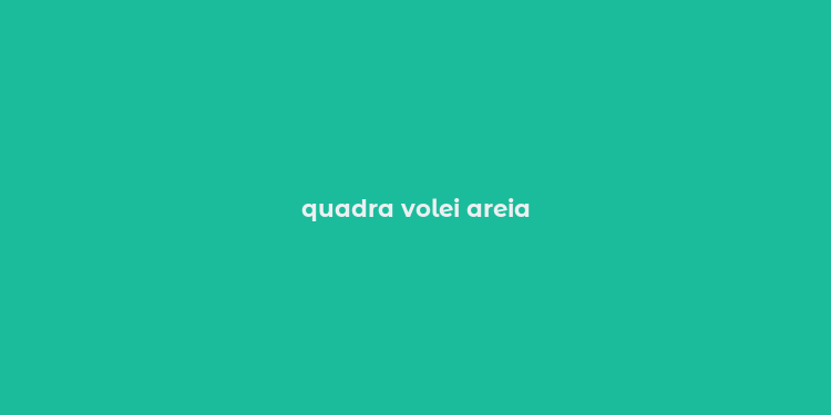 quadra volei areia