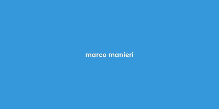 marco manieri