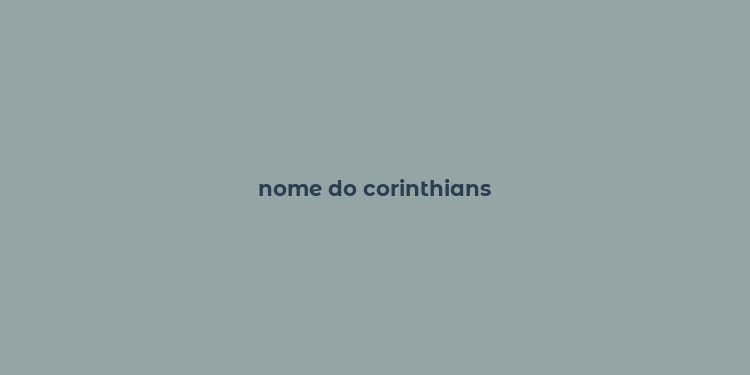 nome do corinthians