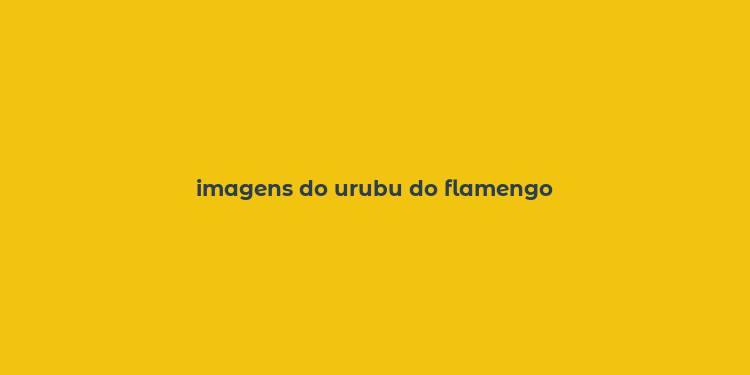 imagens do urubu do flamengo