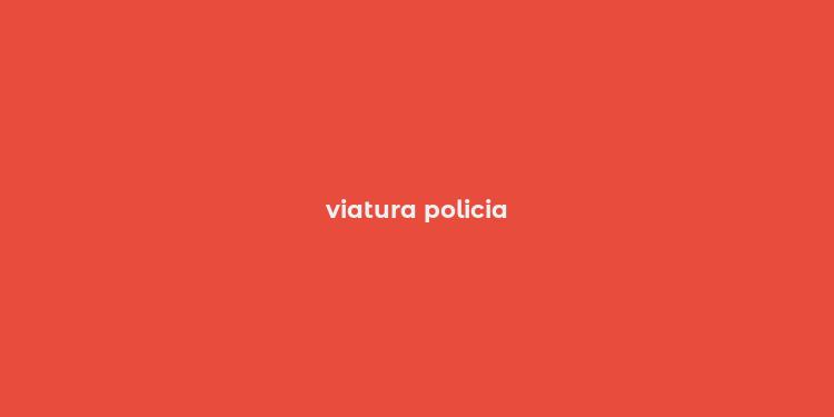 viatura policia