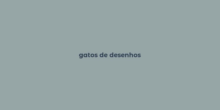 gatos de desenhos