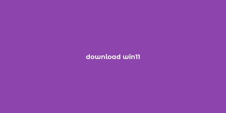 download win11