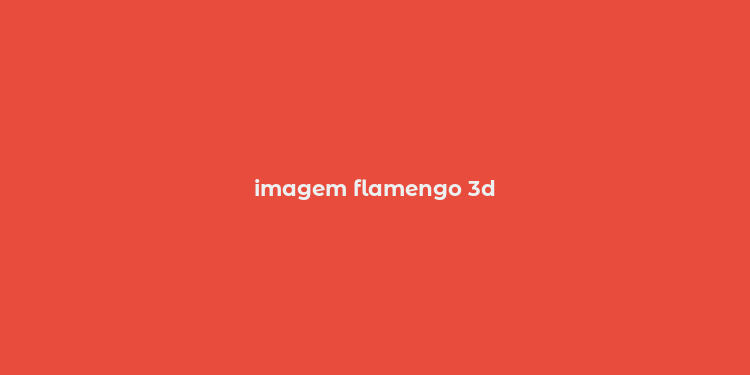 imagem flamengo 3d