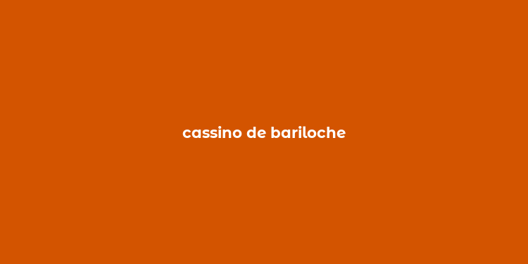 cassino de bariloche