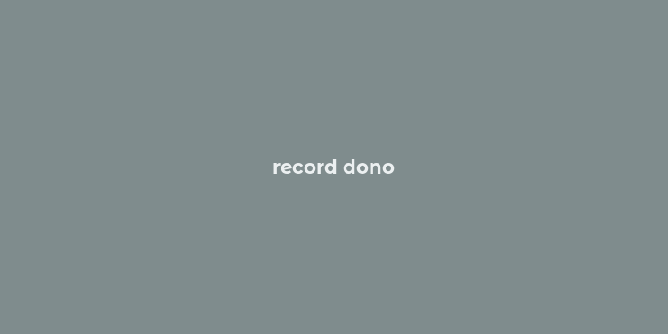 record dono