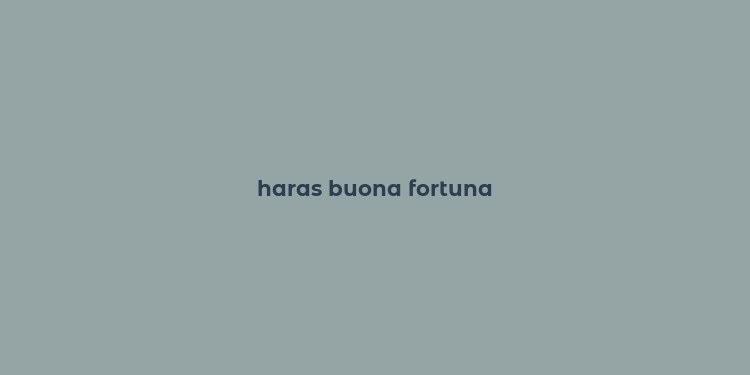 haras buona fortuna