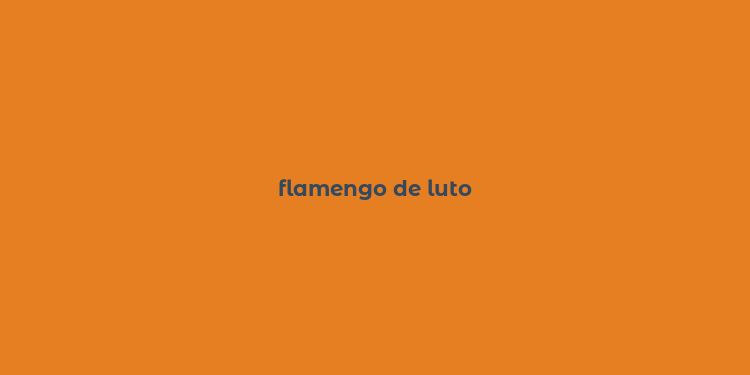 flamengo de luto