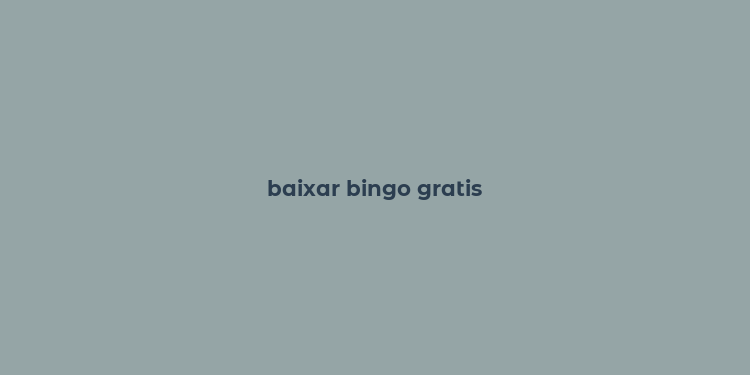 baixar bingo gratis