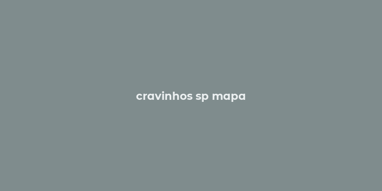 cravinhos sp mapa