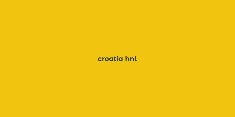 croatia hnl