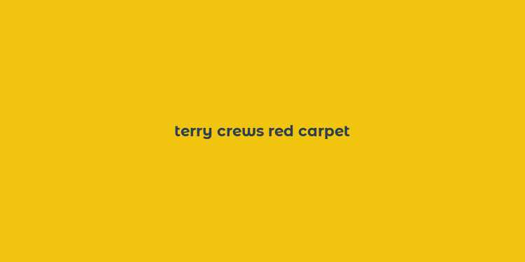 terry crews red carpet