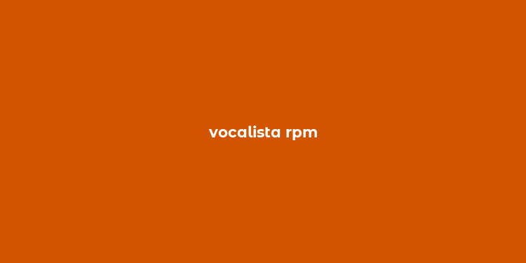 vocalista rpm