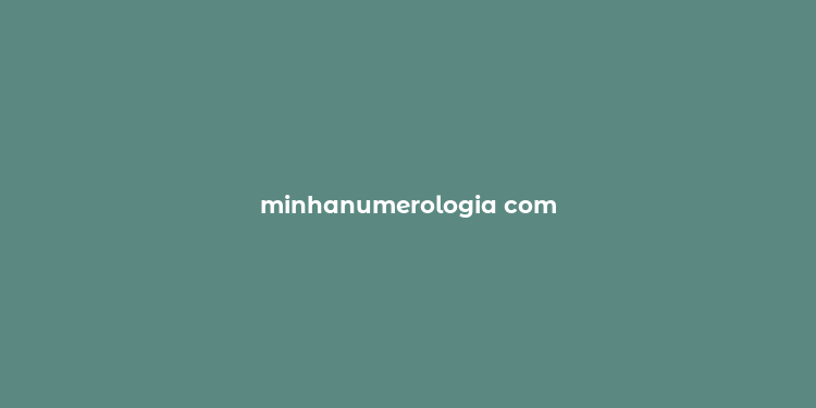 minhanumerologia com