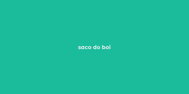 saco do boi