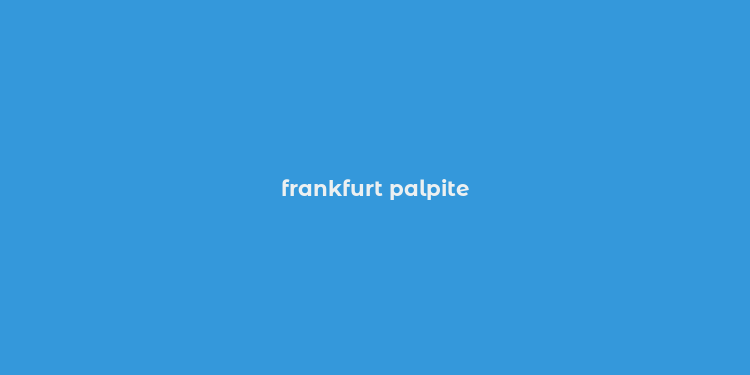 frankfurt palpite