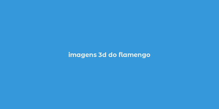 imagens 3d do flamengo