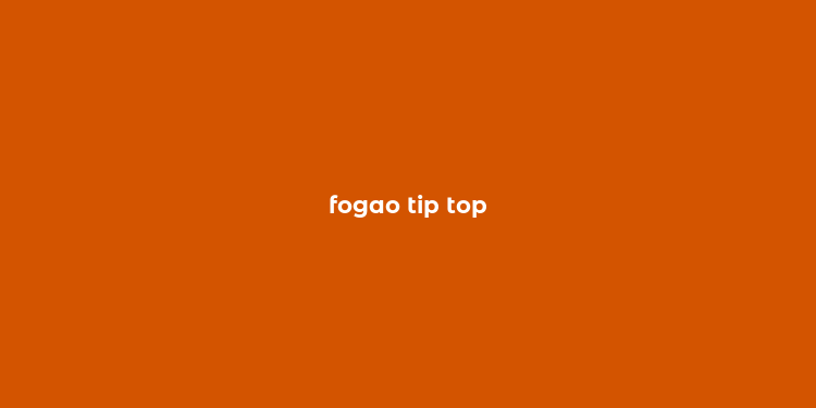 fogao tip top