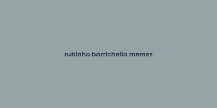 rubinho barrichello memes