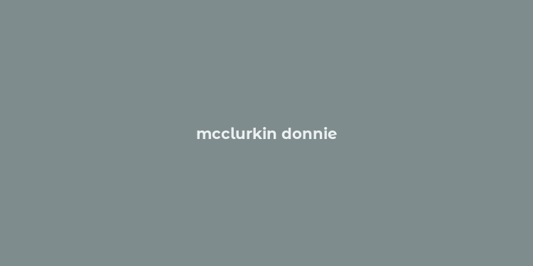 mcclurkin donnie