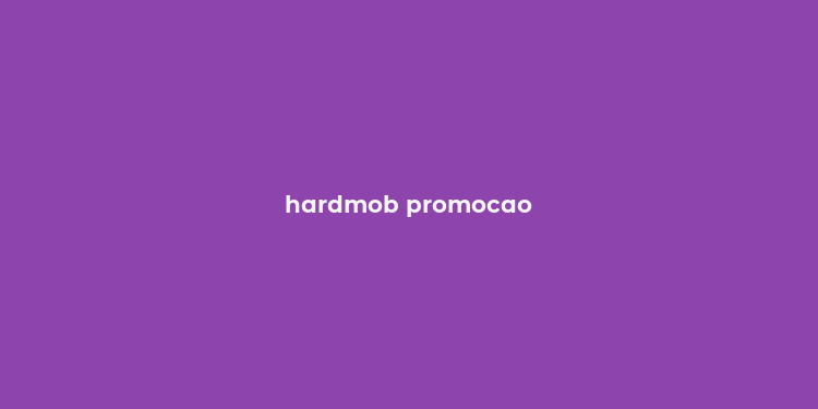 hardmob promocao