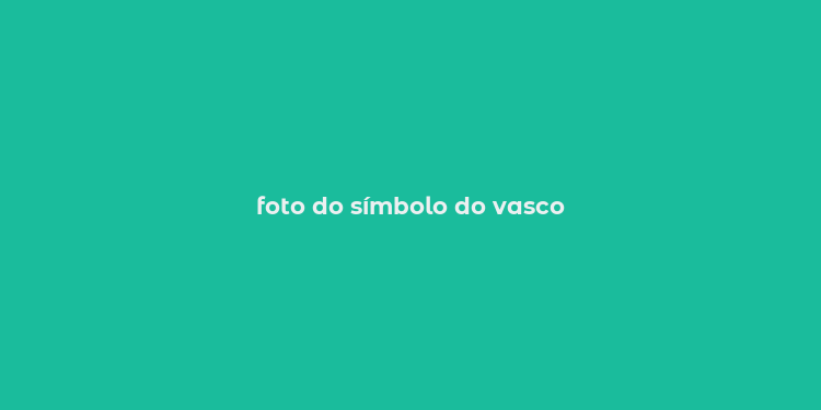 foto do símbolo do vasco