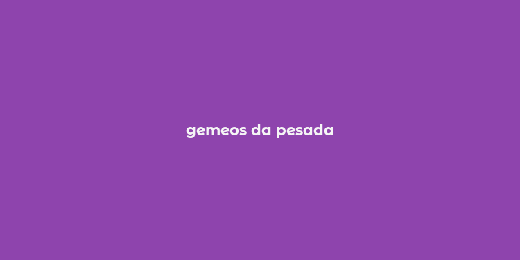 gemeos da pesada