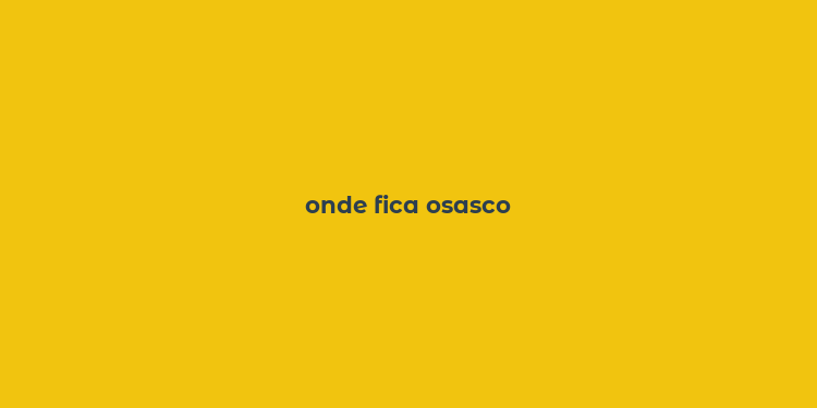 onde fica osasco