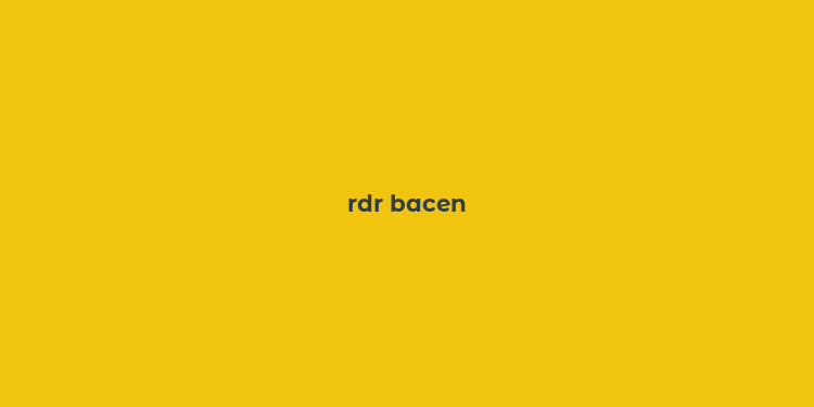 rdr bacen