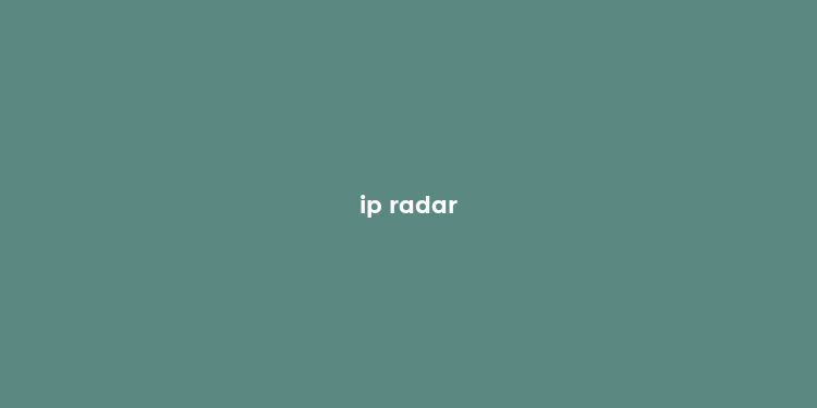 ip radar